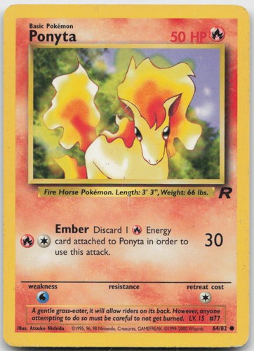 Ponyta common team - ponyta,