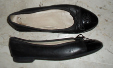SCARPE CHANEL BALLERINE VINTAGE N 36,5 mod. CLASSICO PRESTIGIOSE ED ELEGANTI