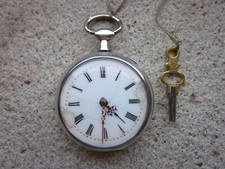 OROLOGIO DA TASCA DEPOSE' CARICA A CHIAVE CHIAVETTA CIPOLLA PER TASCHINO VINTAGE