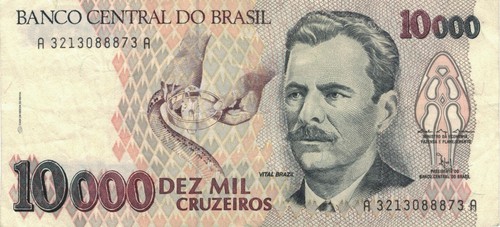 Banconota 000 cruzeiros - 10.000,