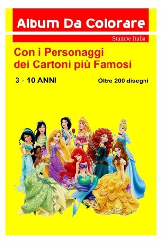 Italia album da - album, colorare