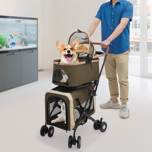 Passeggino pieghevole per cani