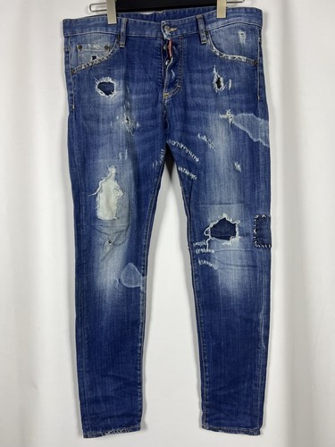 Jeans dsquared2 skinny - dan, blu