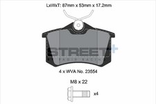 Pastiglie Freni AUDI A1 City Carver (GBH) 30 TFSI Anno 07/19?06/22 kW 85 CV 116