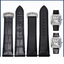 CINTURINO OROLOGIO PELLE 21 MM PER CARTIER SANTOS WSSA0018 4072 SGANCIO RAPIDO BRO