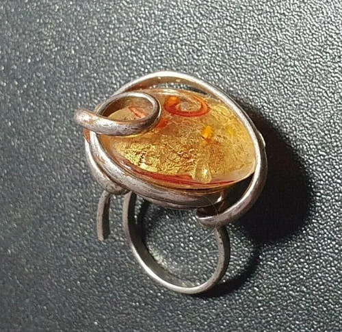 Vintage anello con pietra - vintage,