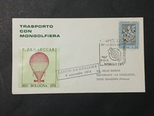 GRASSINA PISA TRASPORTO CON MONGOLFIERA 1974 MONGOLFIERE AEROSTATO