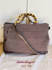 [Usato] Borsa a tracolla Salvatore Ferragamo 2 vie marrone 40