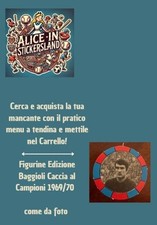 Figurina Baggioli Caccia al campione 1969/70