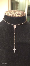 Collana rosario italiana color