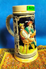 1038- Boccale da Birra Tedesco  Ceramica Artigianale  Bavarese h.17,5 cm