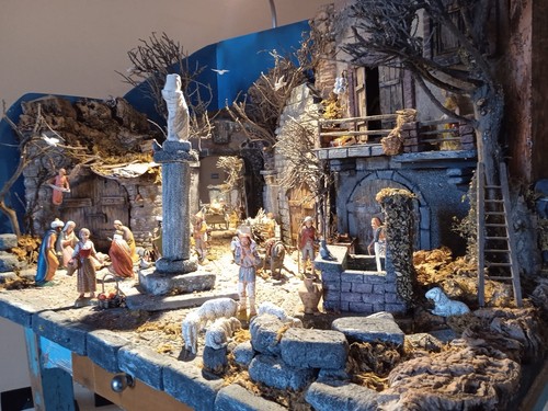 Presepe artigianale fatto - , a