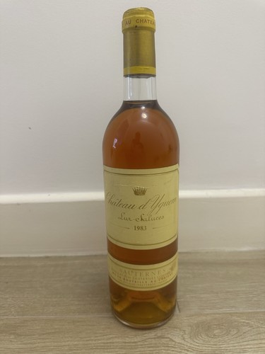 Château yquem 1983 - d'yquem, cru