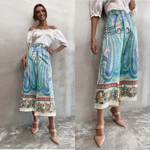 Pantalone capri zara bianco - pantalone,