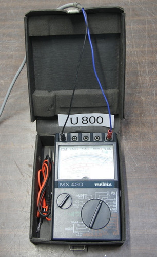Metrix mx430 analog multimeter - metrix,