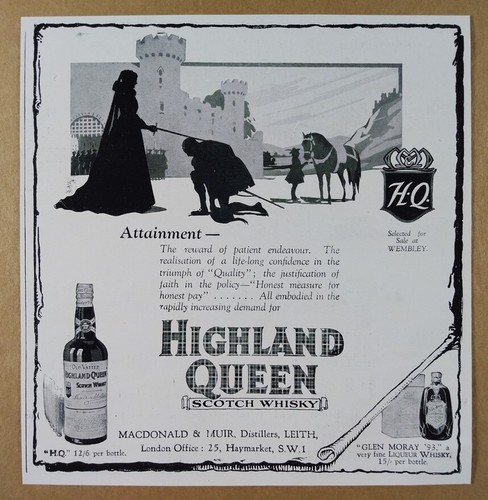 Pubblicità highland queen - pubblicità,