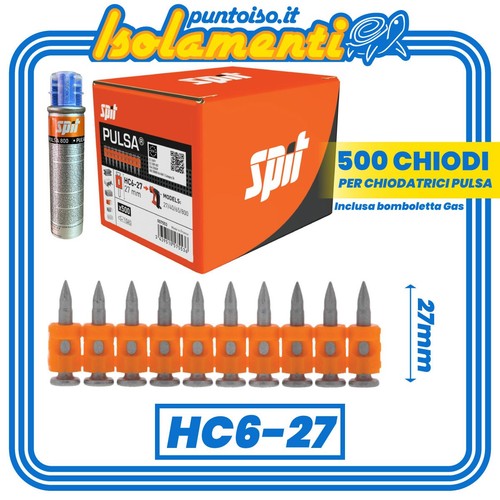 Chiodi hc6 chiodatrice - hc6-27, spit