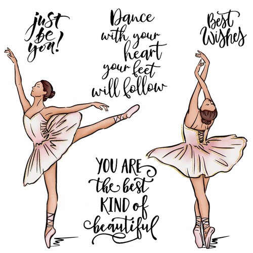 Elegante ballerina ragazza