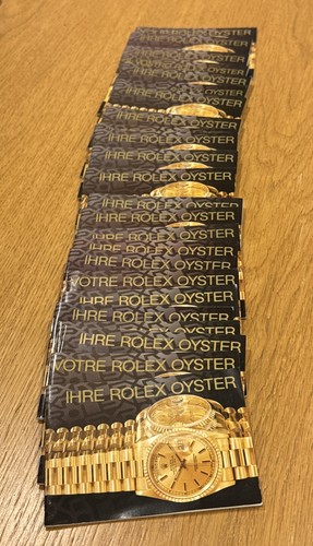 Rolex oyster booklet tedesco - rolex,