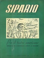 SIPARIO. ANNO I. AGOSTO-SETTEMBRE 1946. N. 4-5 RIVISTE AA.VV. EDITRICE L'ISOLA