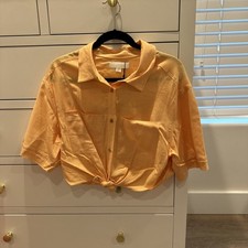 NWT Zara Girls Knotted Linen