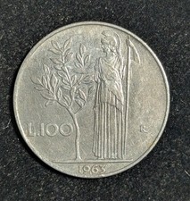 1963 R Italy 100 Lire