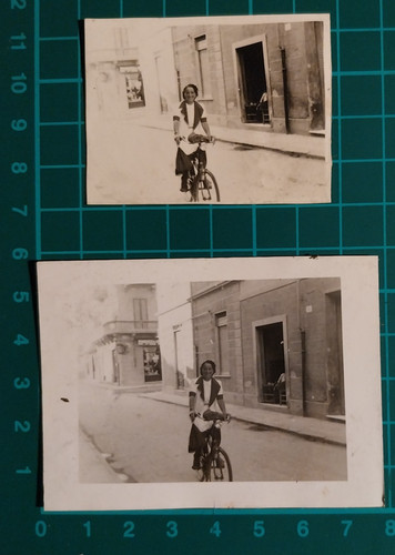 Foto donna bici negozzi - bici,