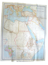 VECCHIA MAPPA WW2 FASCISMO COLONIE ITALIANE AFRICA ORIENTALE A.O.I AOI DARDANO