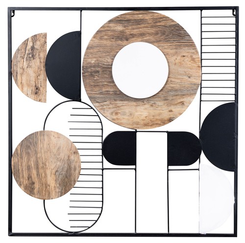 Quadro metallo 66x66 cm - quadro,