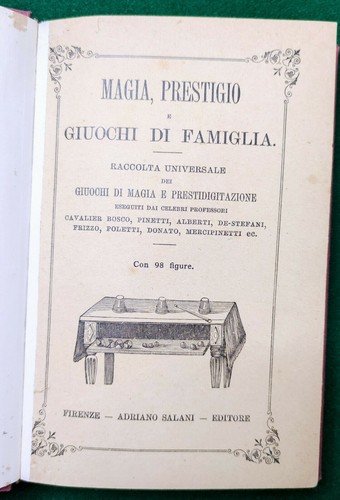 Magia prestigio giuochi - magia,,