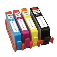 Kit 4 Cartucce Per HP 364 XL Compatibili Per Deskjet 3070a Photosmart 5510 5520 