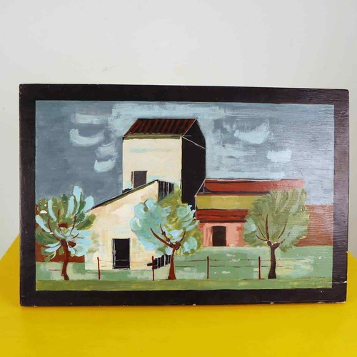 Quadro vintage opera paesaggio - vintage,