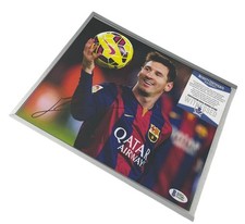 Lionel Messi foto autografata