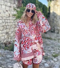 Camicia Zara piccola astratta