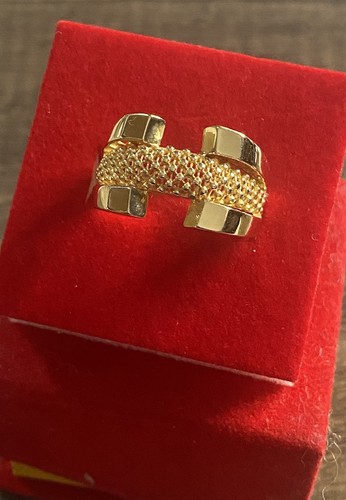 Anello vero oro saudita 18 - in,