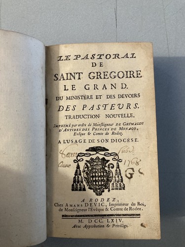 Libro antico pastorale - antico,