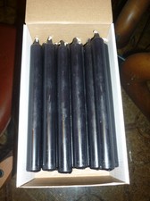 5 CANDELE nere candela NERA