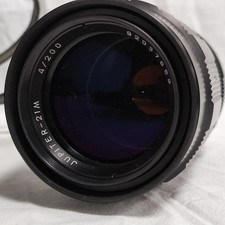 Ottica russa Jupiter 21M 4/200  usata completa di custodia