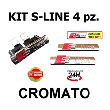 Kit 4 pz. S-Line Cromato