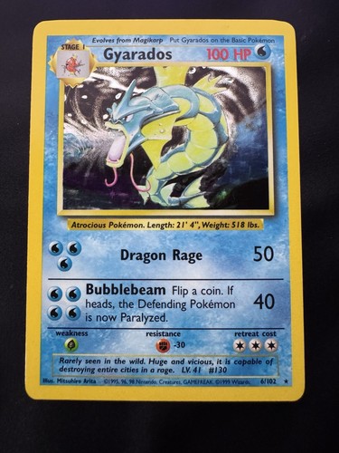 Pokemon card english gyarados - card,