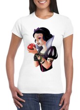 T shirt Principesse Tatuate Biancaneve Rock Princess Tattoo