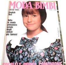 MODA BIMBI n.65 - chèrie moda : Primavera-Estate 1989+ allegato al n.65.   R