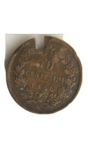 N.2 Monete Da 10 Centesimi 1863 E 1866 Vittorio Emanuele II