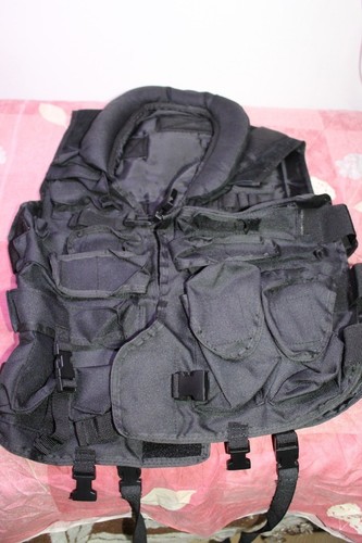 Gilet militare tattico nero