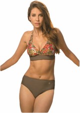 Costume donna Bikini senza ferretto slip vita alta coppe removibili.Guatemala