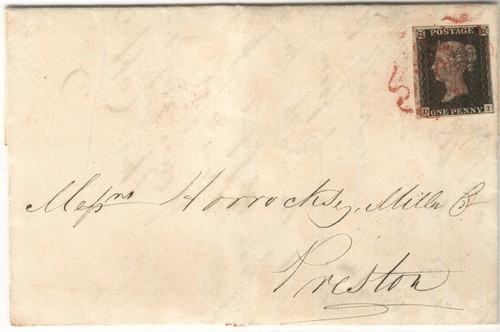 Penny black 4m on - (di),