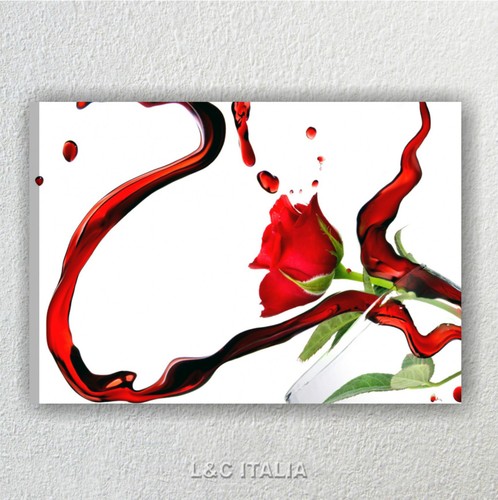 Vino rosa quadro - su, tela