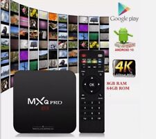 Android TV BOX  WiFi  Internet  SMART TV FULL HD 1080p 16 GB  MXQ pro 4k