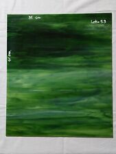 LASTRA DI VETRO ARTISTICO PER CREAZIONI TIFFANY/MOSAICO- 41 x 35 cm - Rif. 53.