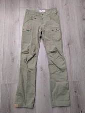 Pantaloni donna nuovi senza etichette Fjallraven G-1000 Nikka lunghezza grezza EU 36 US 27"-28"